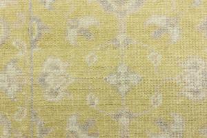 Muted Golden Yellow 2X3 Transitional Oriental Rug