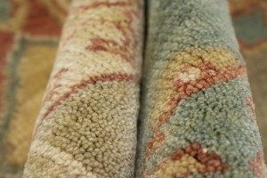 Multicolored Geometric 8X10 Patchwork Oriental Rug