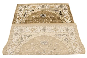 Brown Floral Oriental Style 4X6 Machine-Made Rug