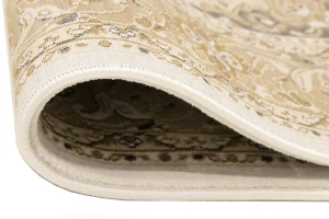 Ivory Floral Oriental Style 4X6 Machine-Made Rug