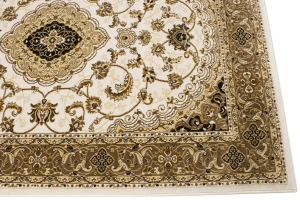 Ivory Floral Oriental Style 4X6 Machine-Made Rug