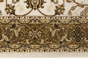 Ivory Floral Oriental Style 4X6 Machine-Made Rug