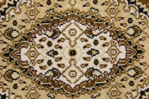 Ivory Floral Oriental Style 4X6 Machine-Made Rug