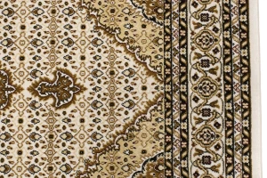 Ivory Floral Oriental Style 4X6 Machine-Made Rug