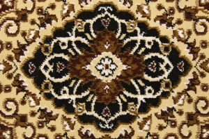 Red Floral Oriental Style 4X6 Machine-Made Rug