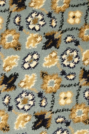 Gray Floral Oriental Style 4X6 Machine-Made Rug