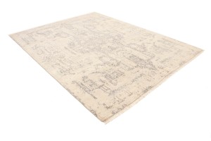 Contemporary Distressed 8X10 Modern Oriental Rug