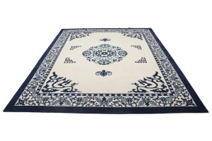 Ivory Floral Chinese Style 12X15 Modern Oriental Rug