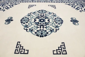 Ivory Floral Chinese Style 12X15 Modern Oriental Rug