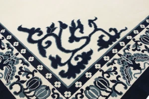 Ivory Floral Chinese Style 12X15 Modern Oriental Rug