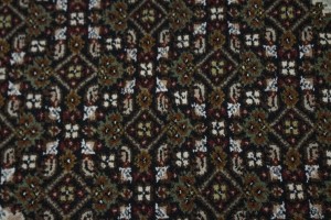 Black Floral 6X8 Tabriz Fish Mahi Oriental Rug