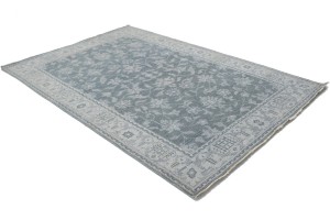 Muted Floral 5X8 Transitional Oriental Rug