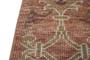 Rust Floral 4X6 Modern Oriental Rug
