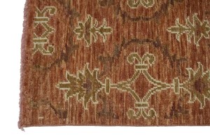 Rust Floral 4X6 Modern Oriental Rug