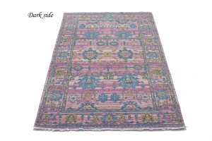 Muted Magenta Floral Chobi 5X8 Modern Oriental Rug