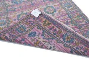 Muted Magenta Floral Chobi 5X8 Modern Oriental Rug