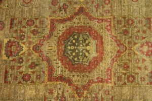 Beige Geometric 4X6 Mamluk Oriental  Rug