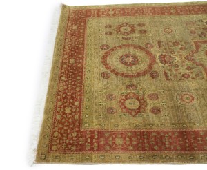 Beige Geometric 4X6 Mamluk Oriental  Rug
