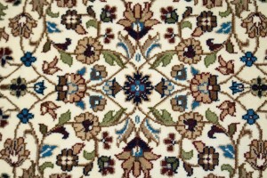 Cream Floral Kirman 3X4 Oriental Rug
