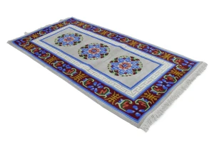 Cool Grey Floral 3X6 Chinese Style Oriental Rug