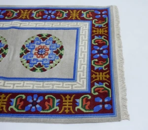 Cool Grey Floral 3X6 Chinese Style Oriental Rug