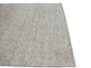 Cream Geometric 8X10 Oriental Modern Rug