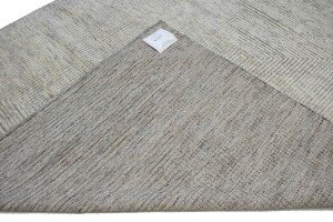 Cream Geometric 8X10 Oriental Modern Rug