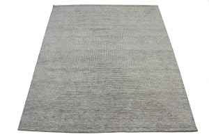 Cream Geometric 8X10 Oriental Modern Rug