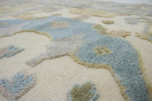 Cream Floral Traditional 8X10 Casual Oushak Oriental Rug
