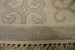 Warm Stone Floral 8'5X9'9 Oushak Chobi Oriental Rug