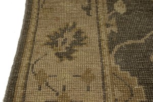 Warm Stone Floral 4X6 Oushak Chobi Oriental Rug