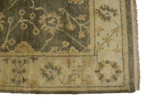 Warm Stone Floral 4X6 Oushak Chobi Oriental Rug