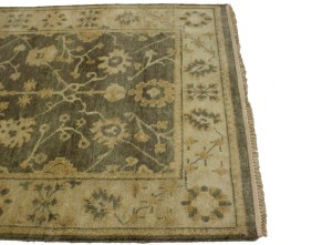 Warm Stone Floral 4X6 Oushak Chobi Oriental Rug