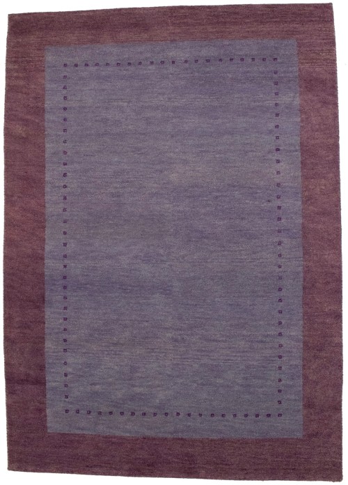 Gray & Purple Tribal 6X8 Indo-Gabbeh Oriental Rug