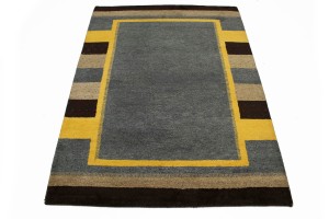 Multicolored Tribal 6X8 Indo-Gabbeh Oriental Rug