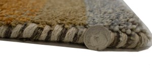 Rust Orange Tribal 4X6 Indo-Gabbeh Oriental Rug