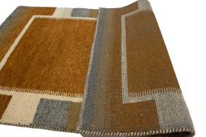 Rust Orange Tribal 4X6 Indo-Gabbeh Oriental Rug