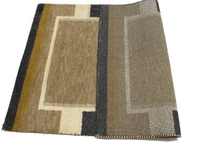 Khaki Tribal 4X6 Indo-Gabbeh Oriental Rug