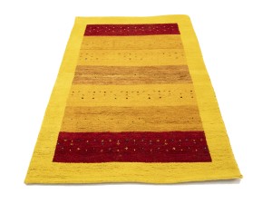 Multicolored Stripes Tribal 4X6 Indo-Gabbeh Oriental Rug