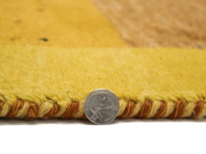 Multicolored Stripes Tribal 4X6 Indo-Gabbeh Oriental Rug