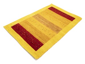 Multicolored Stripes Tribal 4X6 Indo-Gabbeh Oriental Rug
