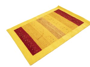 Multicolored Stripes Tribal 4X6 Indo-Gabbeh Oriental Rug