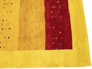 Multicolored Stripes Tribal 4X6 Indo-Gabbeh Oriental Rug