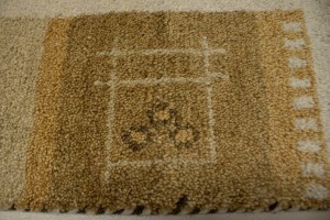 Multicolored Tribal Bordered 4X6 Indo-Gabbeh Oriental Rug