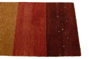 Multicolored Tribal 2'5X8'4 Indo-Gabbeh Oriental Runner Rug
