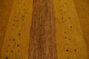 Golden Yellow Tribal 4X6 Indo-Gabbeh Oriental Rug