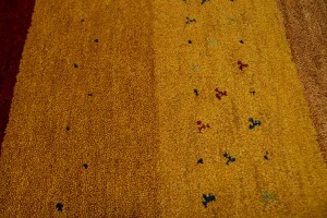 Golden Yellow Tribal 4X6 Indo-Gabbeh Oriental Rug