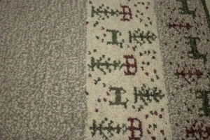 Pair of Beige Tribal 2X3 Indo-Gabbeh Oriental Rugs