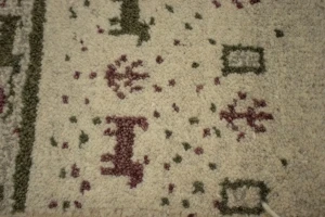 Pair of Beige Tribal 2X3 Indo-Gabbeh Oriental Rugs