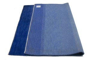 Blue Stripes Tribal 4X6 Gabbeh Persian Rug